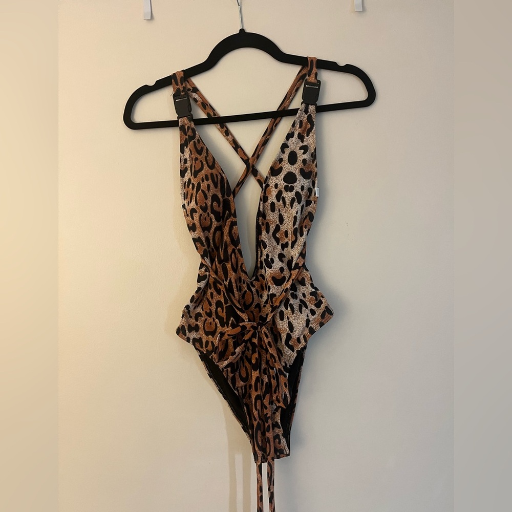 Sexy Cheetah One Piece Swimsuit